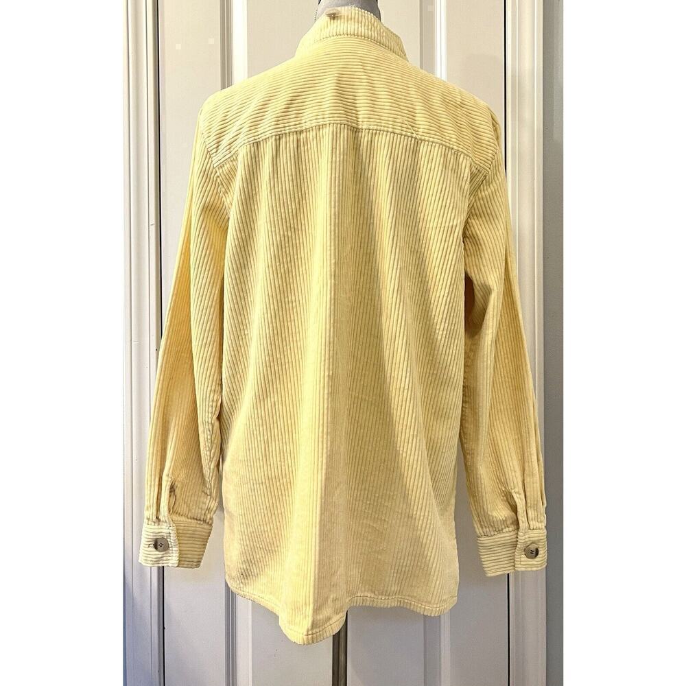 Chadwicks Women’s High Neck Corduroy Shacket Jacket L LS Button Up Cottage - Picture 5 of 8